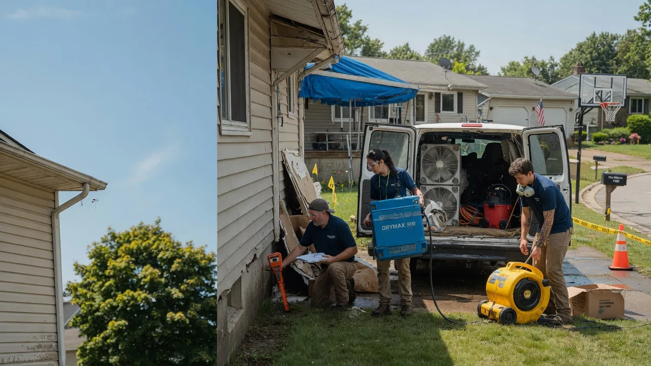 Ceiling Leak Cleanup in Lake City, PA near me