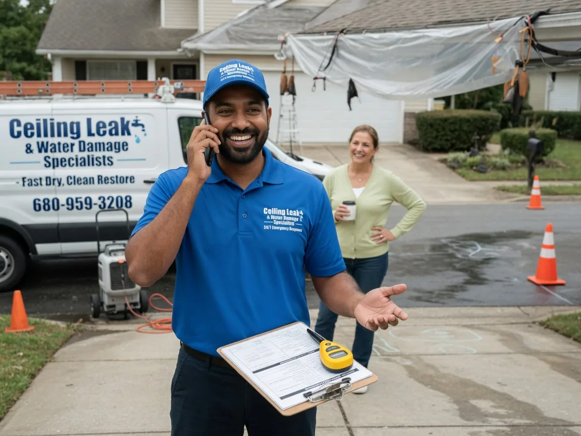 Ceiling Leak Cleanup Lake City, PA FAQs
